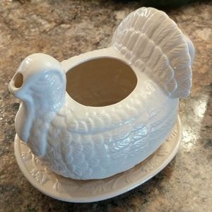 Turkey gravy boat (2 piece)